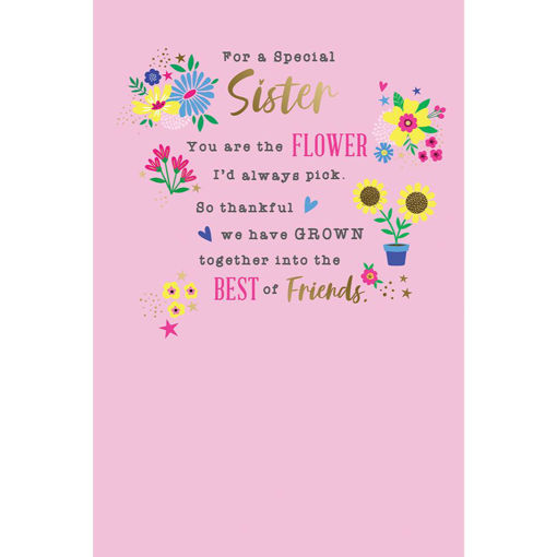 Picture of SPECIAL SISTER BIRTHDAY CARD